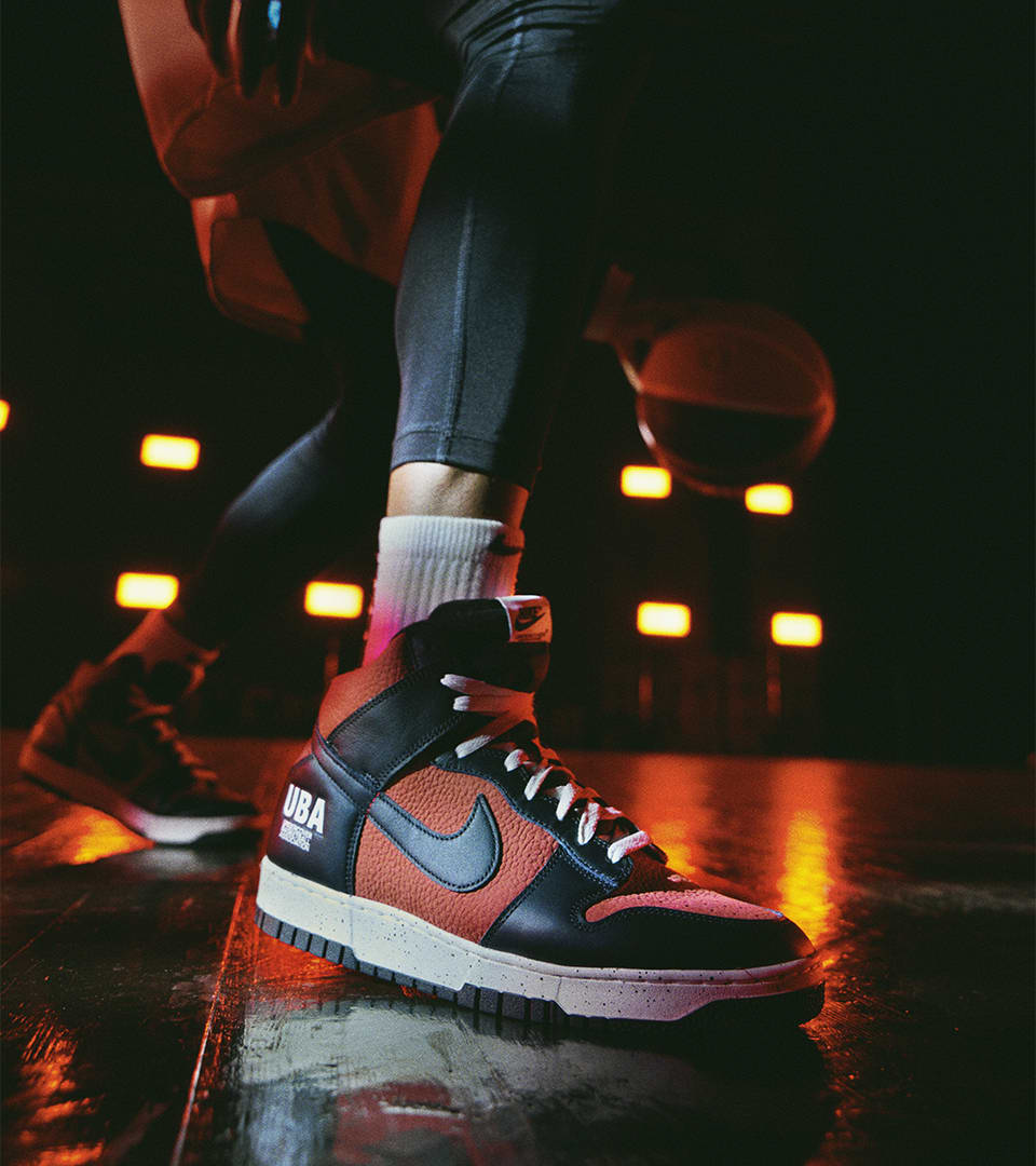 undercover x nike dunk high 1985 gym red